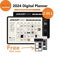 2024 Digital Planner, iPad Planner, Notability Planner, Goodnotes Planner, Daily Planner, Weekly Pla