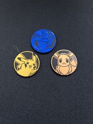 寶可夢硬幣-比卡超、伊布、甲賀忍蛙一套