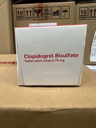 Vitamin obatKapsul salut selaput Clopidogrel Bisulfate 75 mg dexa Product HaLaL
