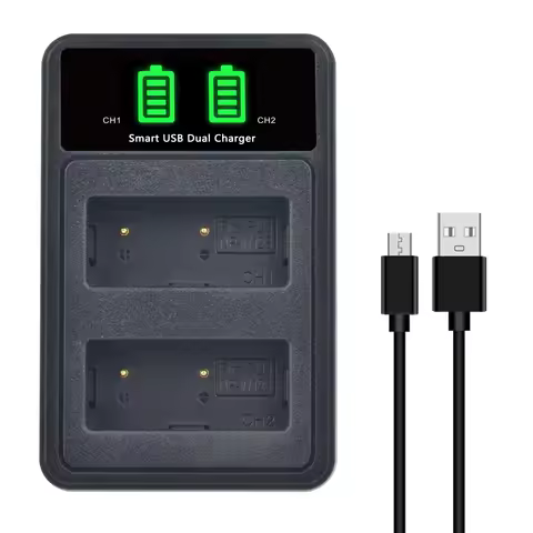 NP-W126 NP-W126S Battery Charger for Fuji Fujifilm X100VI X100V X100F X-T30II X-T30 X-T20 X-T10 X-T3