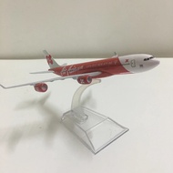 16cm AirAsia Airbus A340 Airplane Model Airplane Diecast Metal 1/400 Scale Planes