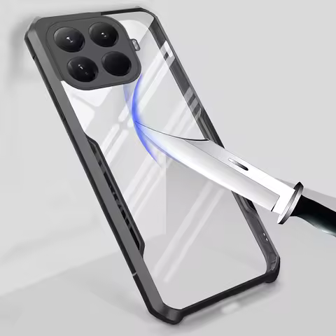 Clear Acrylic Phone Case For Xiaomi 15T Pro 5G Shockproof Hard PC Back Cover Fundas For Xiaomi15T Mi