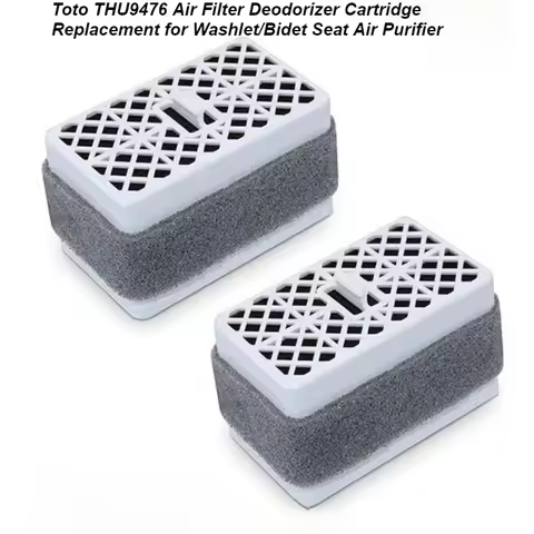 Toto THU9476 Air Filter Deodorizer Cartridge | Replacement for Washlet/Bidet Seat Air Purifier