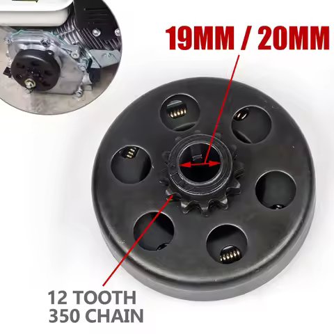 AB12-12 Tooth 350 Chain 168 Engine For GO Kart Karting Minibike Fun Centrifugal Coupling Automatic C
