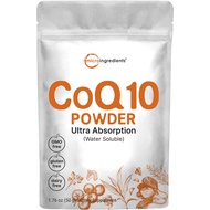 Micro Ingredients Water Soluble COQ10 Supplement (COQ10 200mg Per Serving in Powder Form), 50 Grams 