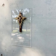 壓克力十字架壁畫－神就是光 木材版本