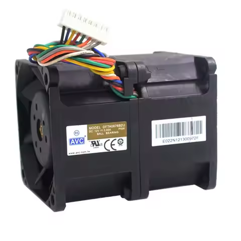 1pcs New 6076 6CM 60mm high speed car booster violent fan 12V 3A DFTA0676B2U 60*60*76mm