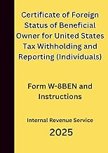 Certificate of Foreign Status of Beneficial Owner for United States Tax Withholding and Reporting (I
