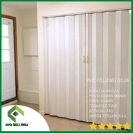 Pintu lipat PVC folding door plastik Bandung