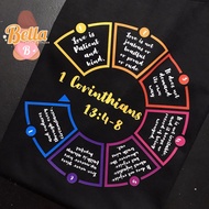 BIBLE VERSE T-SHIRT DESIGN "1 Corinthians 13:4-8"