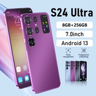 NEW S24 Ultra 5G Smartphone 7.0 inch Full Screen Memory 8GB+256GB Battery7000Mah Android 13 Dual SIM