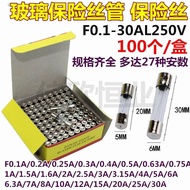 In Stock⚡⚡ Glass Tube Fuse Tube5*20 6*30Fuse Glass Fusing1A 2A 3A 4A 5A 0.1A-30A LIT3