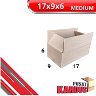 Online shop packing cardboard 17x9x6/ packaging cardboard multipurpose packing box