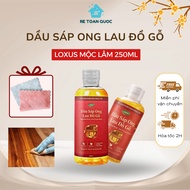 LOXUS MOC LAM Beeswax Wood Furniture Cleaning Oil 250ml Polish, refresh, protect wood durability Pre