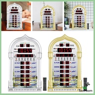 [ Azan Clock Mosque Prayer Clock Ramadan Alarm Clock Calendar Decorative Music Playing Time Reminding