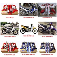 Cover Set Y125 Y125Z Y125ZR BIRU LAUT SILVER MERAH CILI MERAH BIRU KUNING PURPLE SABIT BIRU PURPLE MERAH BATA