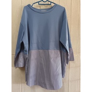 [PRELOVED] Baju Blouse Brands Outlet Biru stripes