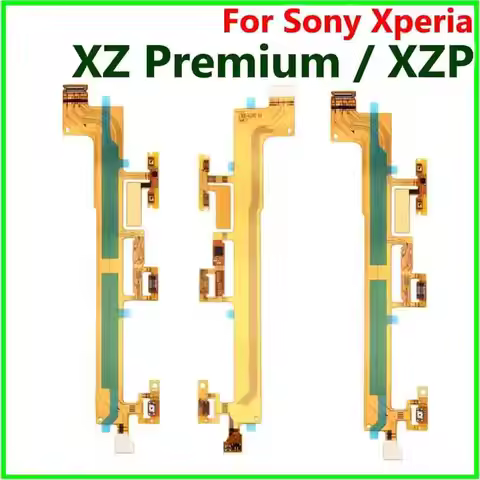 Power Volume button flex For Sony Xperia XZ Premium XZP G8142 G8141 Switch ON OFF Key Mute Button Ri
