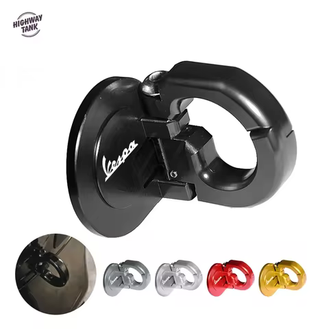 Scooter Foldable Helmet Lock Hook Case for Piaggio Vespa GTS 300 300ie GTS300 Aluminum