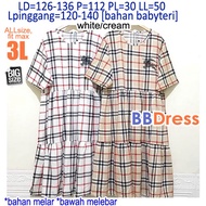 LD 126-136, BB DRESS FIT 3L, WOMEN'S JUMBO DRESS, DRESS WOMEN'S SIZEBIG, WOMEN'S JUMBO DRESS, BABY A