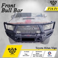 Toyota Hilux Vigo Front Bull Bar Metal 2012-2015 F16 Frame Vigo Bull Bar Depan Besi