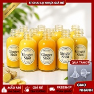 Combo 30ml Transparent Ginger Shot Glass Bottle for Ginger Shot Ginger Juice, Detox, Healthy Drink