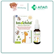 Imochild D3K2 - Supplementing D3K2 and DHA, supporting bone and brain development for children, 20ml
