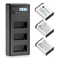 Powerextra 3 Pack LP-E17 Battery and Charger Compatible with Canon LP E17 and Canon Rebel SL2 SL3 T6