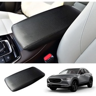 2020-2023 2024 2025 Center Console Cover for Mazda CX-30, Waterproof&Scratch-Resistant Lether 2025 C