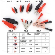 Handle Test Probe Metal Alligator Crocodile Clips Connector Connect Socket Plug Electrical Car Batte
