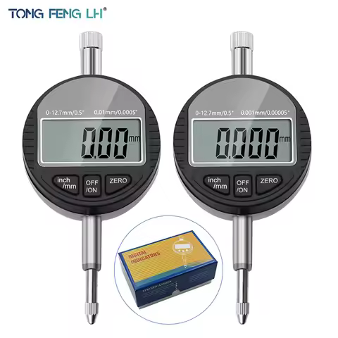 0.01mm/0.001Digital Dial Indicator Dial Gauges Digital Micrometer Hour Type Indicator Precision Comp