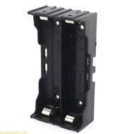 Love DIY 3 7V 2 Section Plastic Battery for Case Box Holder Storage Box Suitable for 18650 Rechargeable Batteies Black