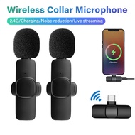 Wireless microphone K9 Wireless Microphone K35, portable, used for smartphones. Clip-on wireless mic