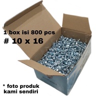 SKRUP BAJA RINGAN 10 X 16 - PER DUS ISI 800 PCS TERLARIS