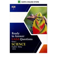Buku Rujukan : Ready To Answer UASA Questions Science Form 1 ( English- Malay )