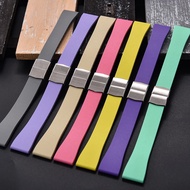 CTS FKM Rubber Watch Strap 16mm 18mm 19mm 20mm 21mm 22mm Quick Release Butterfly Buckle Watch Band C