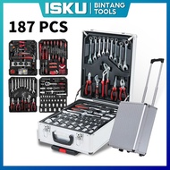 ISKU Toolkit Set 187 shock wrench set Complete motorcycle workshop wrench/ - 187 pcs