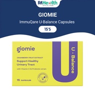 GIOMIE U-Balance Capsules (15s) – Urinary Tract Health Support (Exp 31 Jul 2027 )