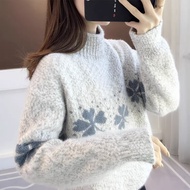sweater woman Quality Women's Half-turtleneck Cashmere Sweater