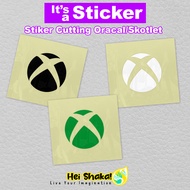 Sticker Cutting XBOX Series X S One 360 Sticker Gaming Embossed Oracal Reflective Mirror