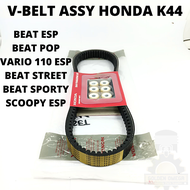 VANBELT ASSY HONDA K44 V-BELT HONDA BEAT ESP BEAT POP VARIO 110 ESP SCOOPY ESP BEAT STREET  BEAT SPORTY KUALITAS ORI ASLI...