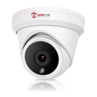 5MP IP PoE Dome Security Camera with Mic/Audio, Turret Camera Outdoor Camera IP66 Weatherproof, 98ft