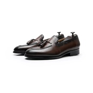 Men's Leather Tassel Loafer England Fashion Party Semi-Business Style Shoes