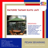 Payung Taman Kayu Jati payung taman payung cafe