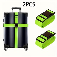 TEMU 2/4pcs Tsa Approved Luggage Straps, Durable Polypropylene Suitcase Belts, Casual Minimalist Tra
