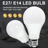E27 LED Bulb E14 Lamp 3W 6W 9W 12W 15W 18W 20W 220V-240V Real Power Light Bulbs LED Bombillas Lamps 
