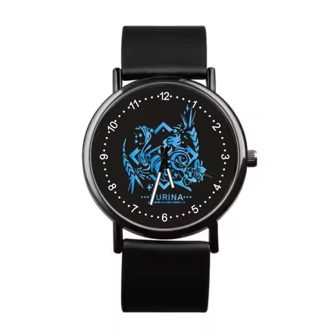 Game Impact Cos Quartz Watch Focalors Furina Mavuika Wanderer Waterproof Silicone adult Anime Electr