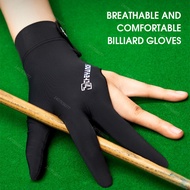 1pair  Pool Player Gloves Comfortable Billiard Glove 3 Finger Pool Gloves Lightweight Pool Table Glo