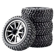 RC Pull Rally 1:10 Car On Road &amp;1:16 Off-Road Wheel Rim &amp; Tyre Tires 910-7004