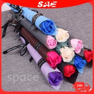 Soap Red Rose  Artificial Flower  Mothers Day Fathers Day Bouquet Gift Bunga Hiasan Ruang Tamu